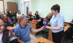 Инспектор по пропаганде провела встречу с  сотрудниками военизированного отряда